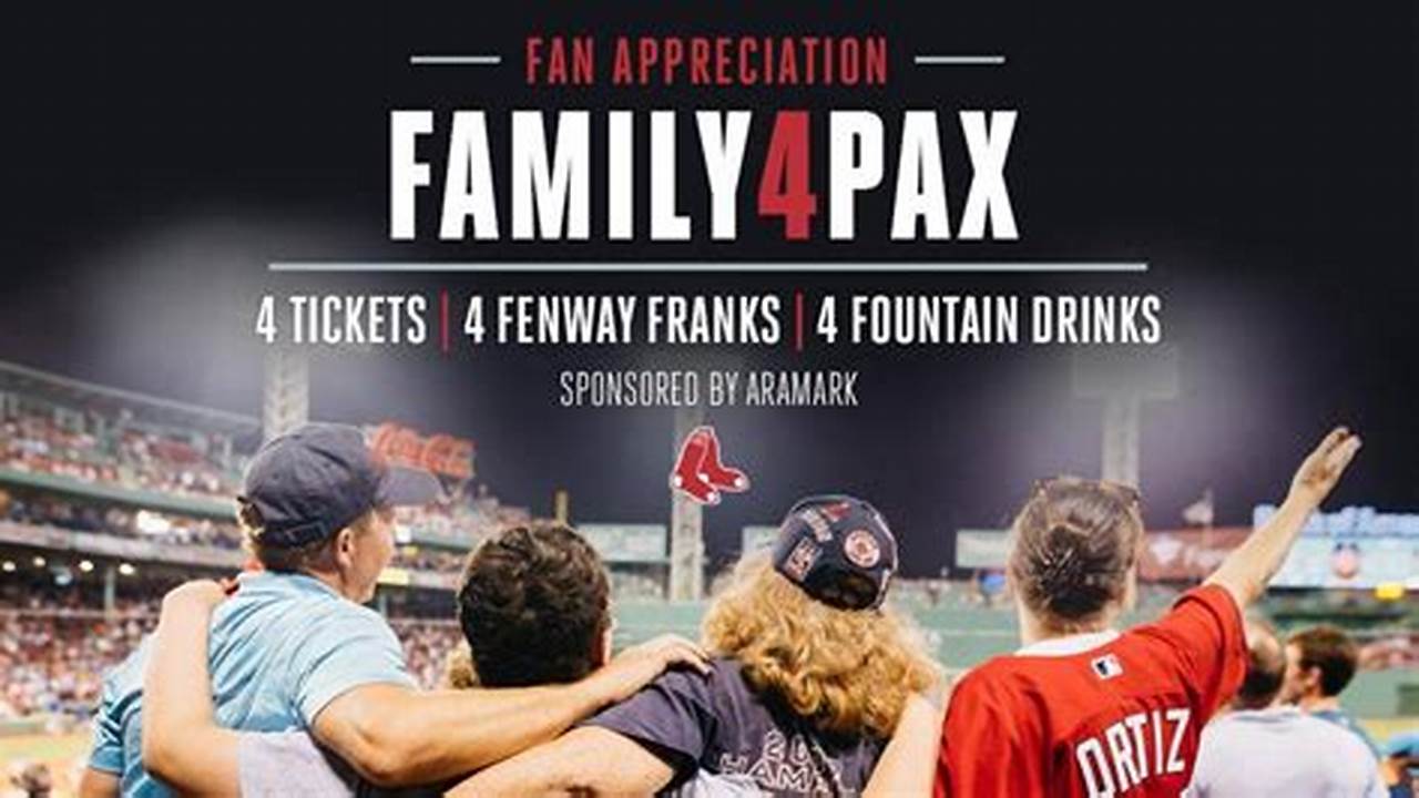 Red Sox Family 4 Pack 2024
