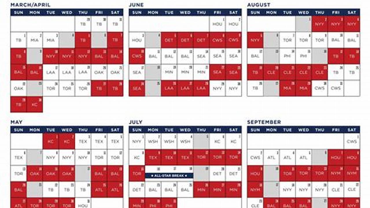 Red Sox Schedule 2024 September Calendar