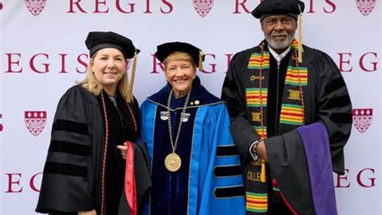 Regis College Commencement 2024