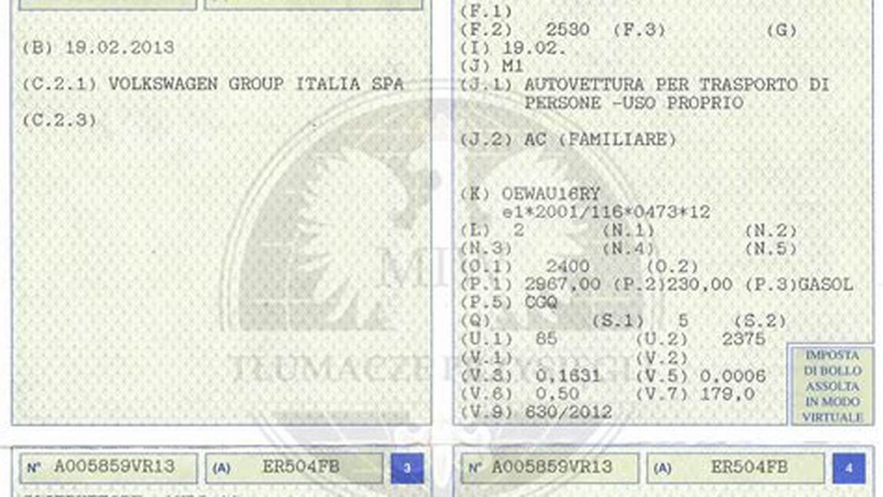 Rejestracja Samochodu Z Włoch Czy Wystarczy Jeden Dokument