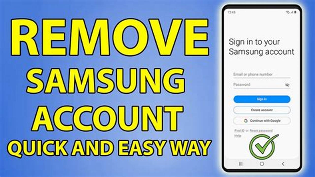 Remove Samsung Calendar Account