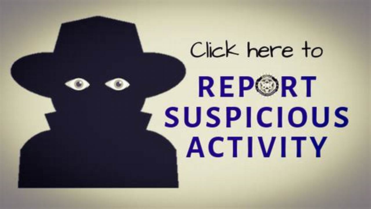 Report Any Suspicious Activity, Tourist Destination1