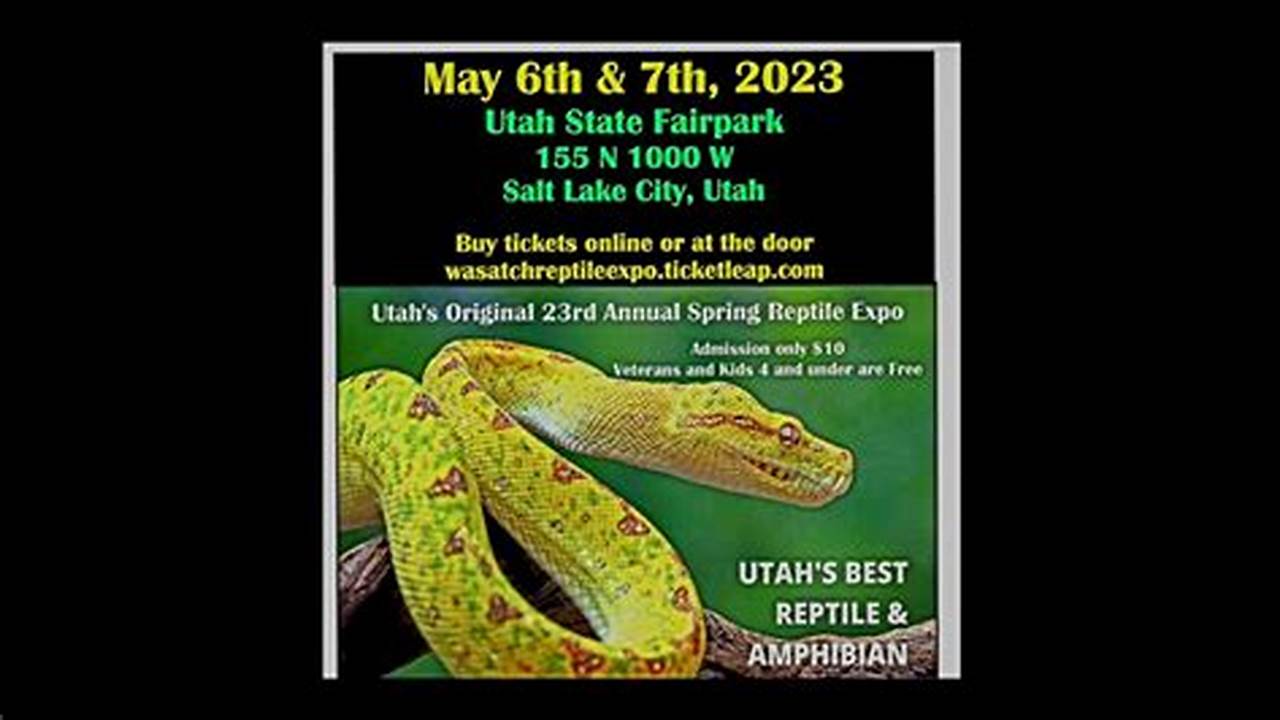 Reptile Expo Utah 2024