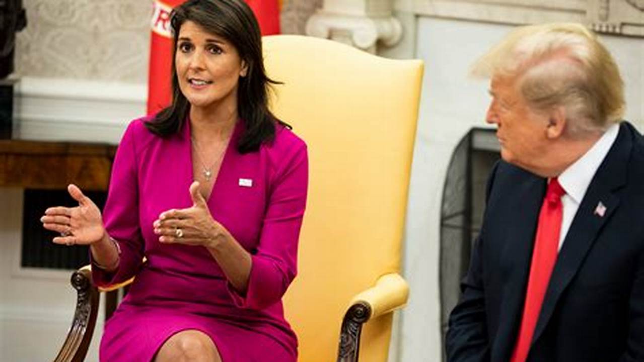 Republican Former President Donald Trump And Former Un Ambassador Nikki Haley Are Competing To Be Their Party&#039;s Presidential Nominee For The 2024 General., 2024