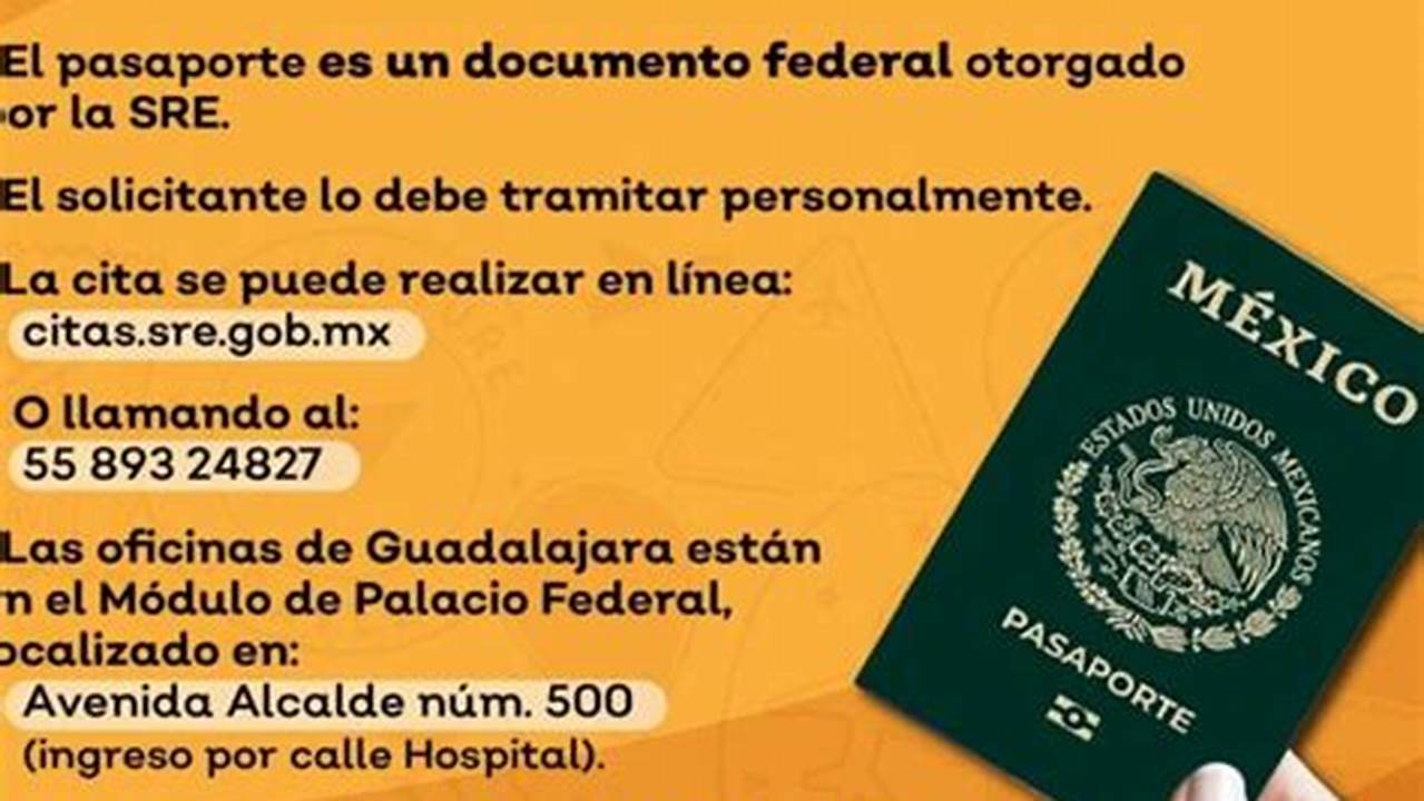 Requisitos Para Pasaporte Mexicano 2024 En Mexico