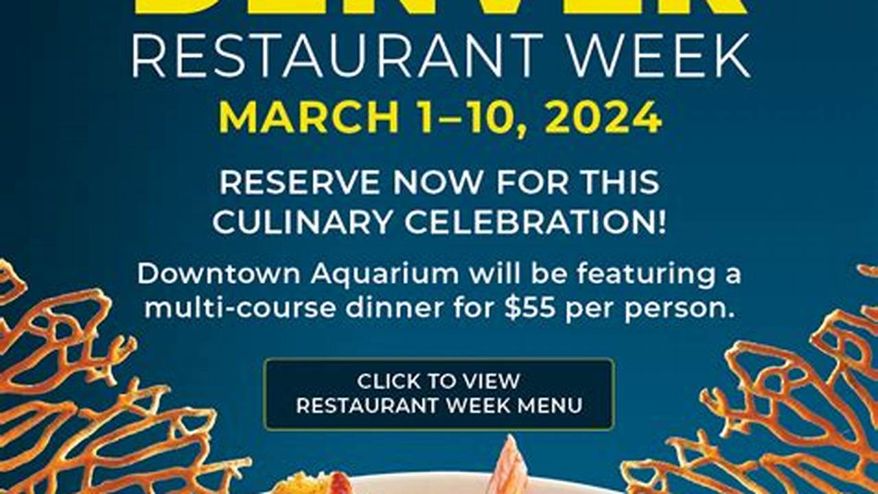 Restaurant Week 2024 Colorado
