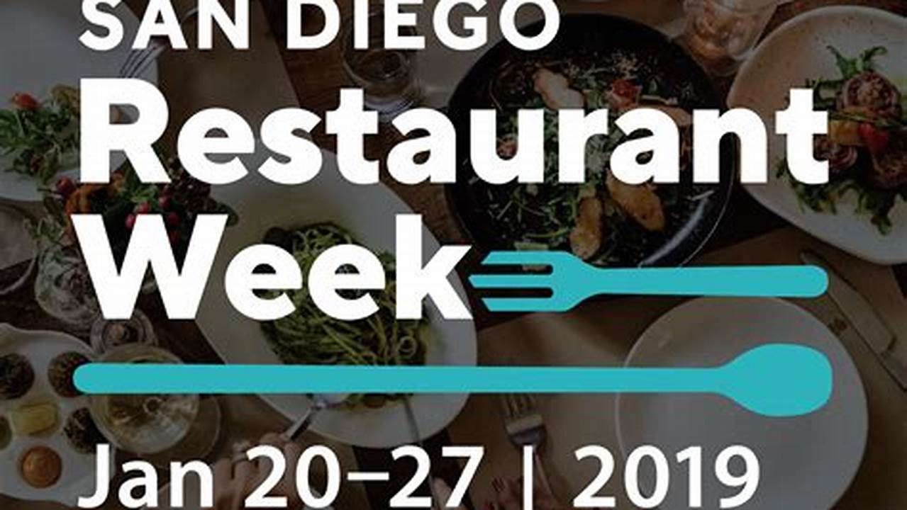 Restaurant Week San Diego September 2024
