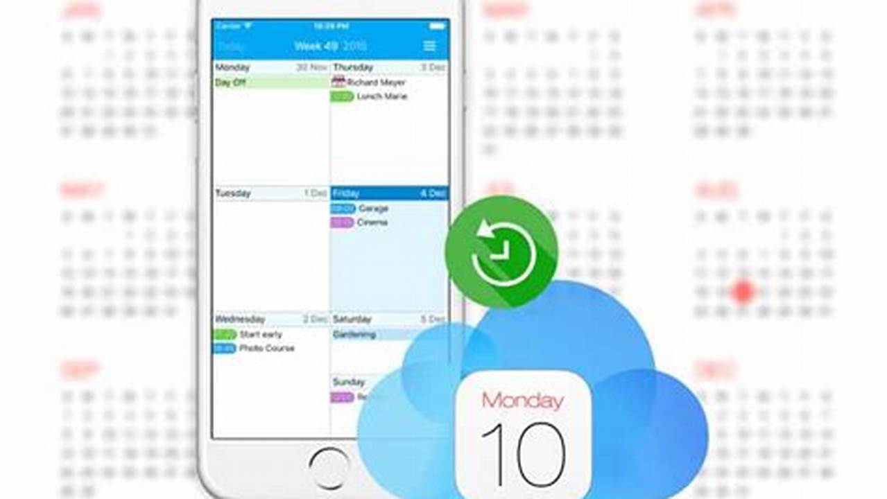 Restore Calendar On Iphone Without Icloud