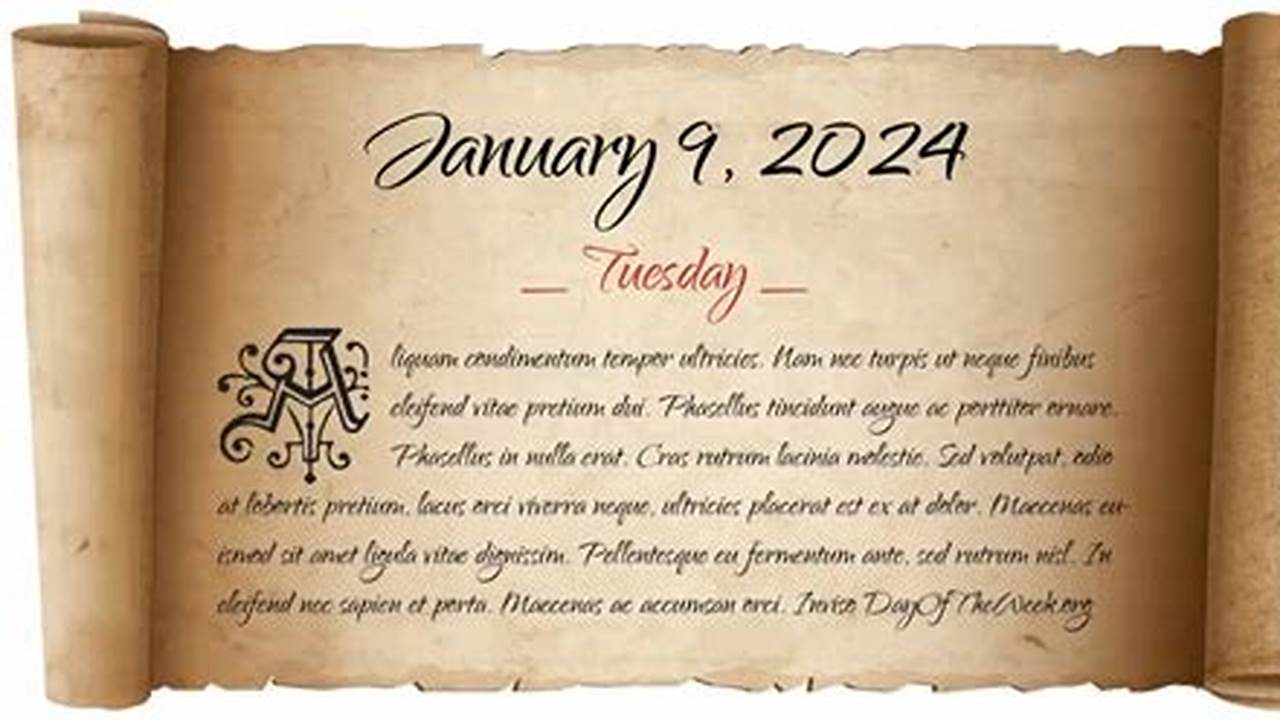 Results Tuesday, Jan 9, 2024., 2024