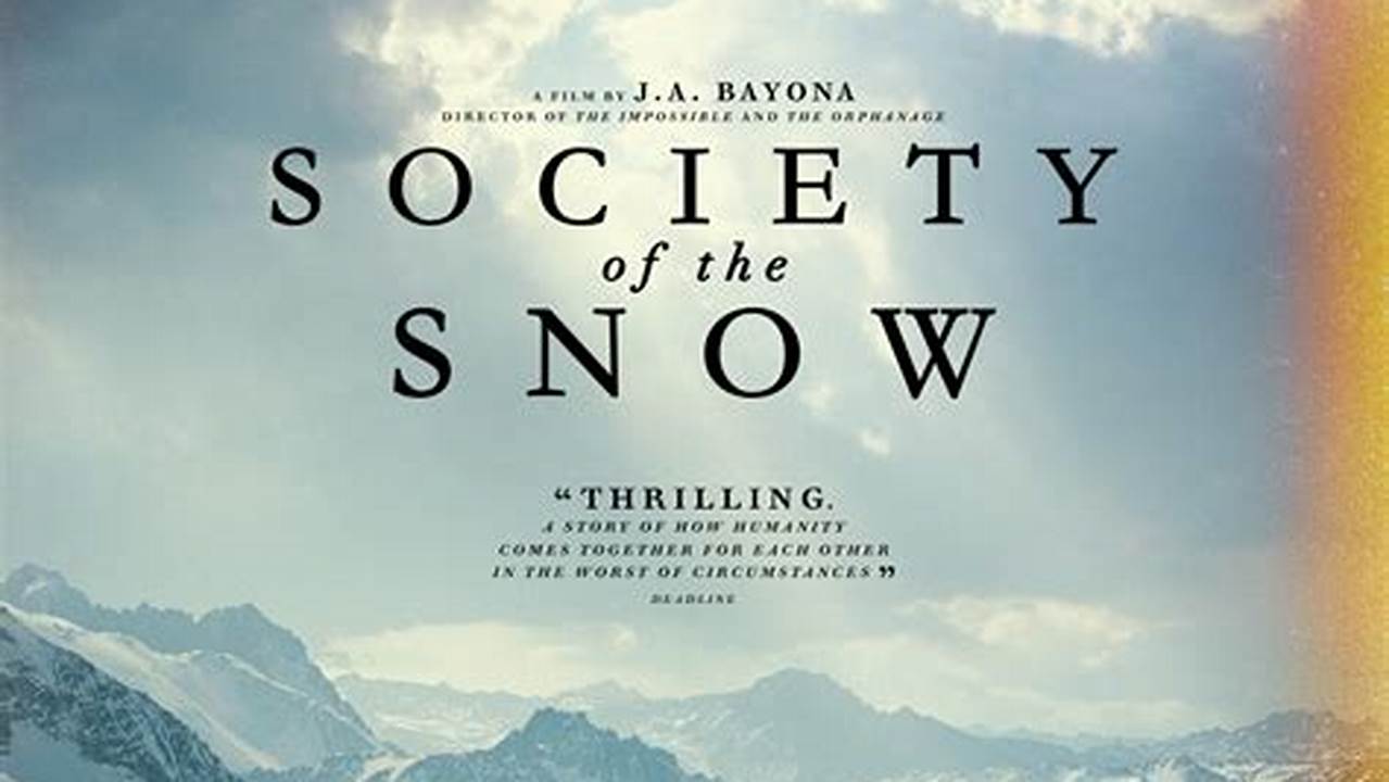Review Society of the Snow 2023: A Comprehensive Guide