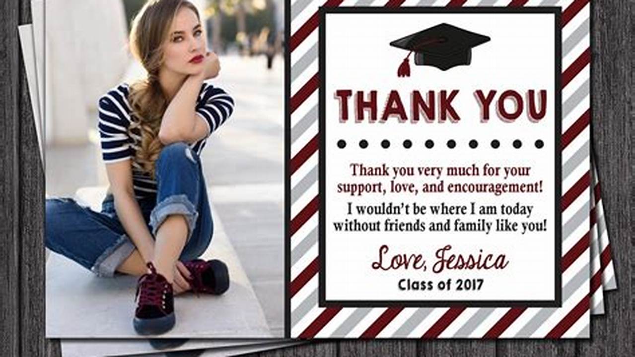 Review The Basic Etiquette Around Composing Your Graduation Thank You Card Messages And Wording., Images
