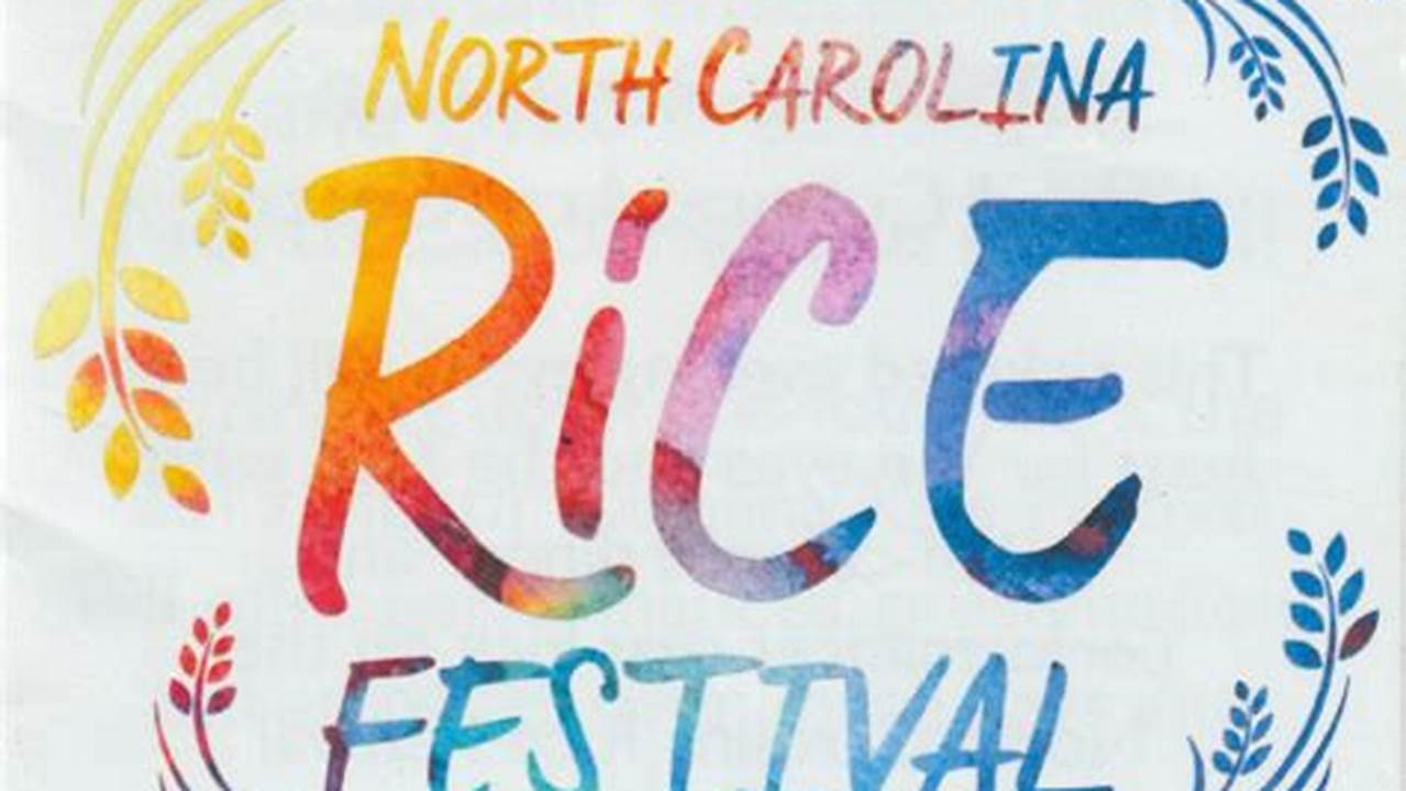 Rice Festival 2024 Lineup