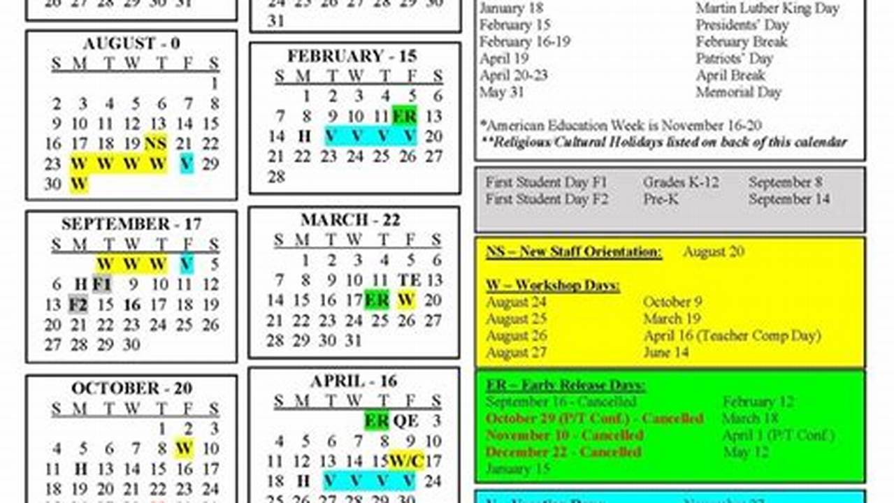Richards High School Calendar 2024-2025