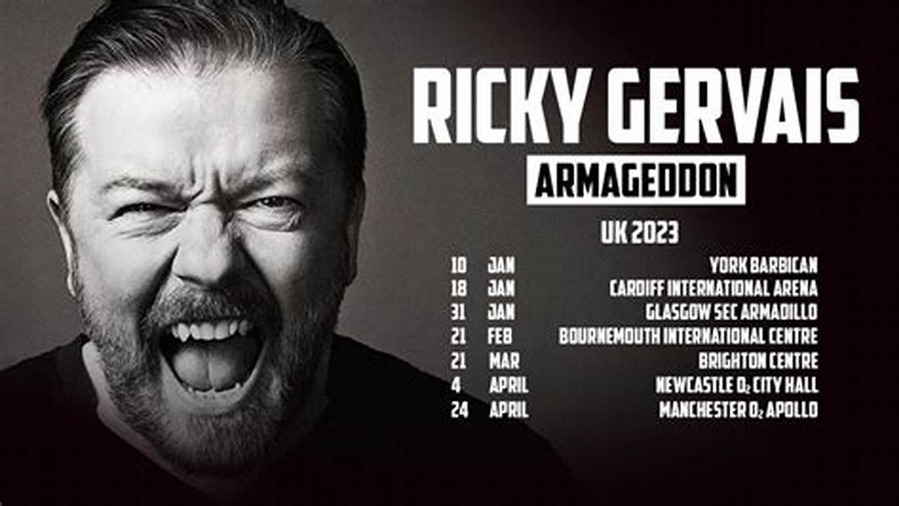Ricky Gervais Tour 2024