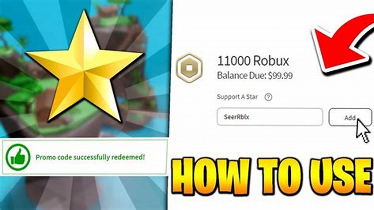 Roblox Robux Star Codes 2024