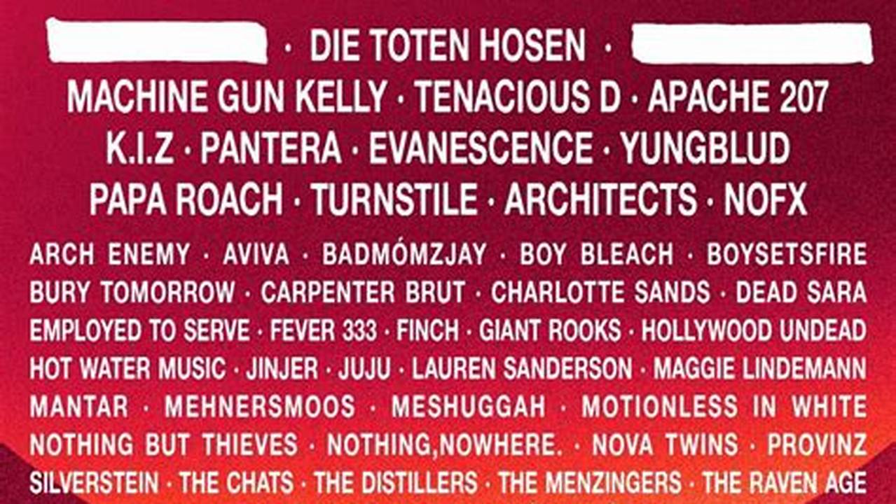 Rock'N Lock Festival 2024 Lineup