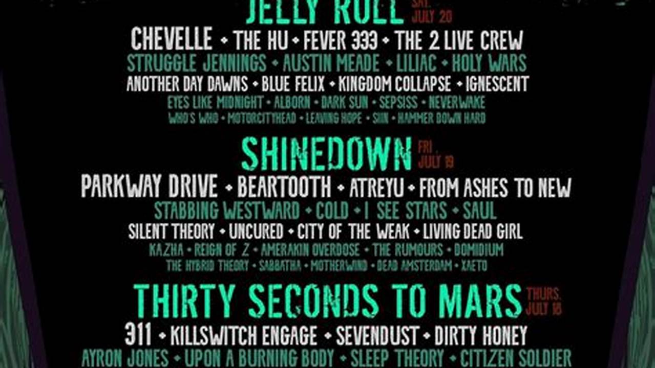 Rock And Rail Fest 2024 Lineup