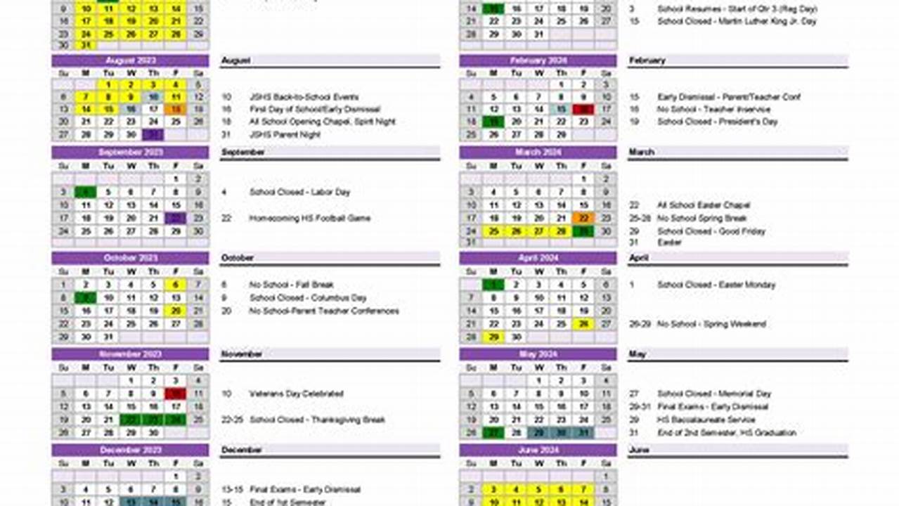Rockford Lutheran Calendar