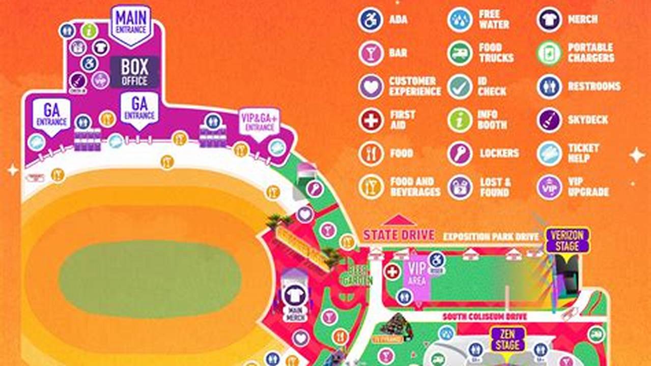 Rolling Loud 2024 California Map