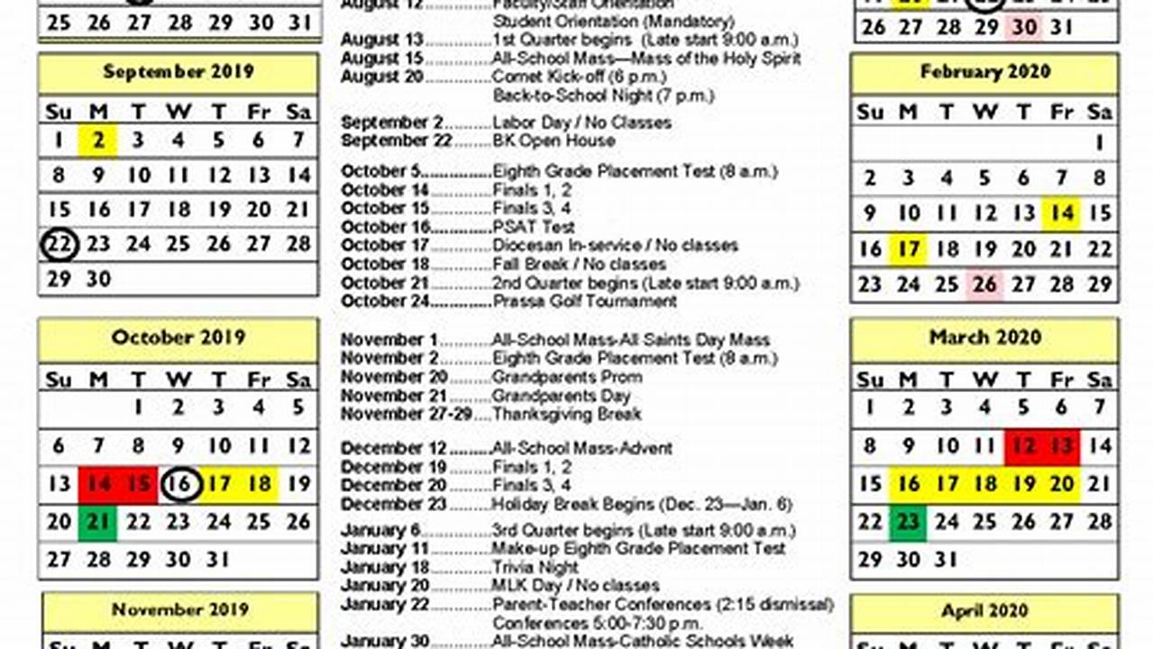 Roman Catholic Calendar 2024