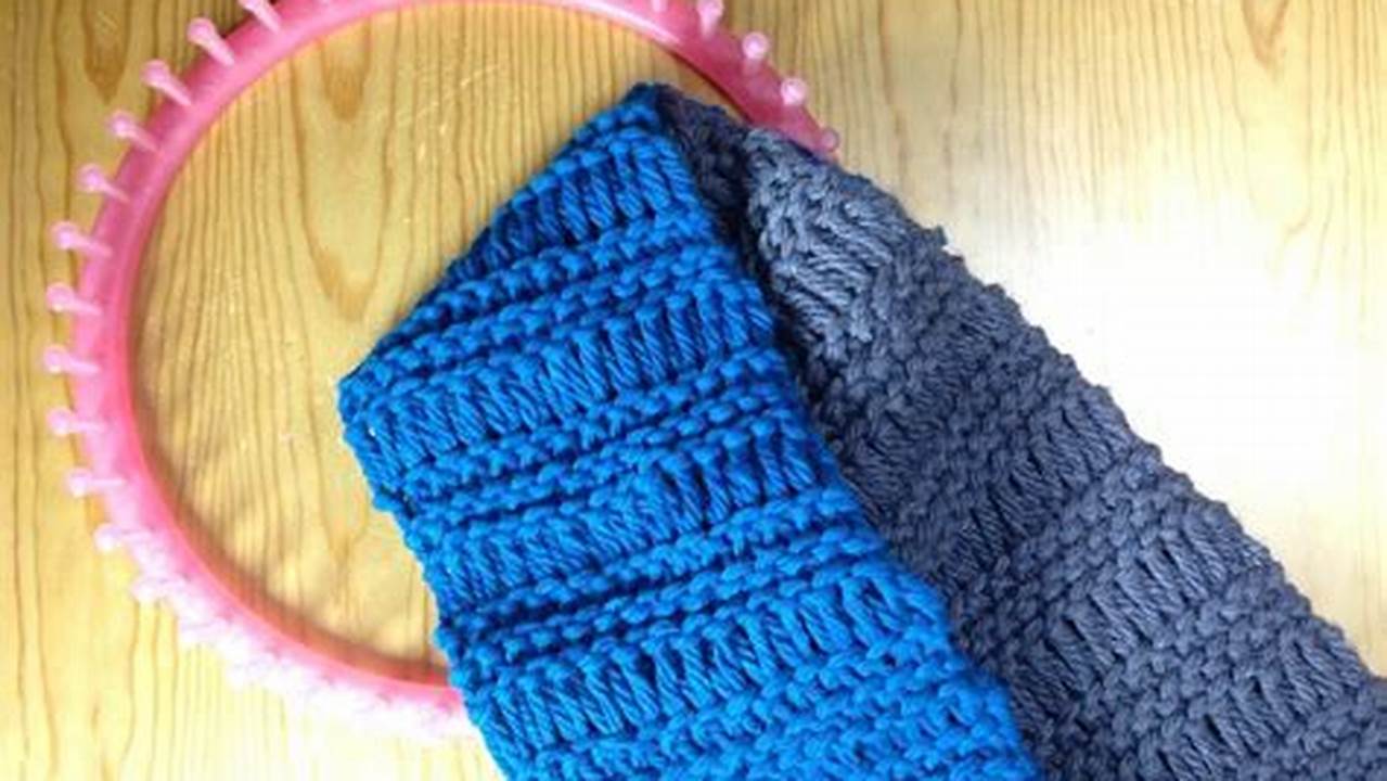 Round Loom Knitting Scarf: A Beginner-Friendly Guide