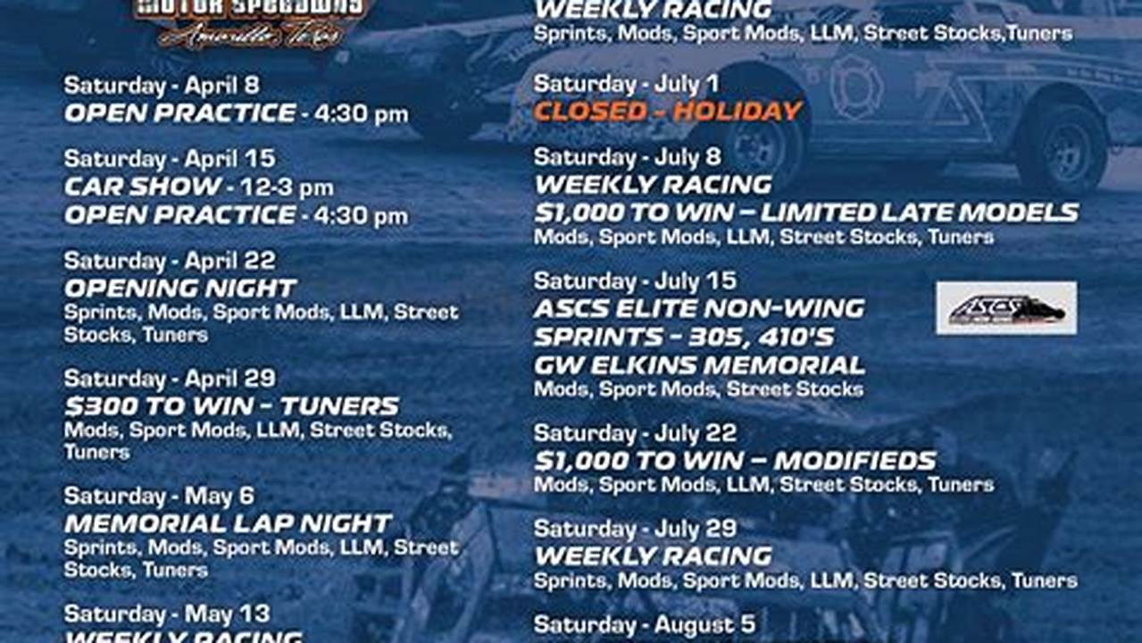 Route 66 Raceway 2024 Schedule