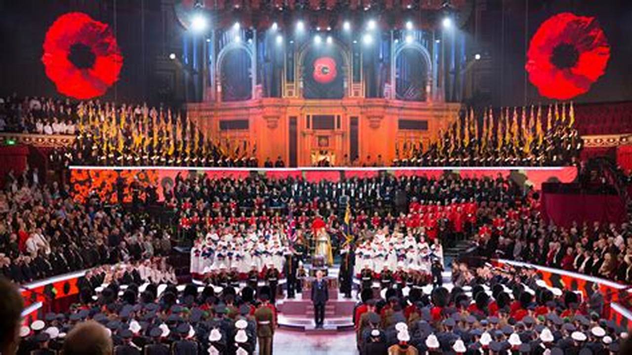Royal Albert Hall Remembrance 2024