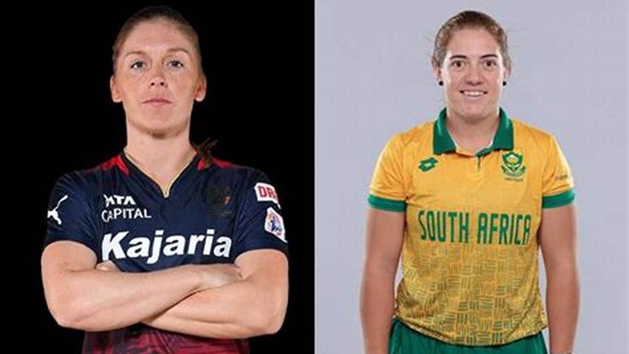 Royal Challengers Bangalore (Rcb) Have Named Nadine De Klerk As A Replacement For., 2024