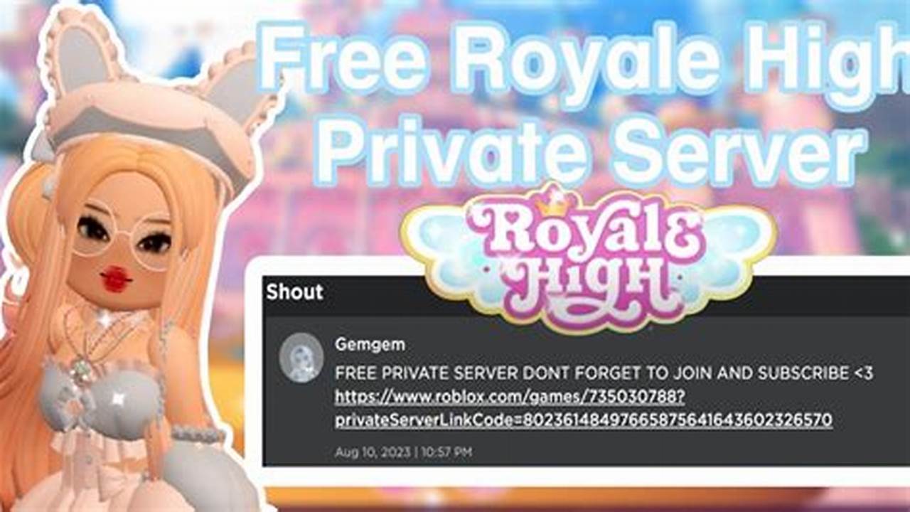 Royale High Private Server Link 2024