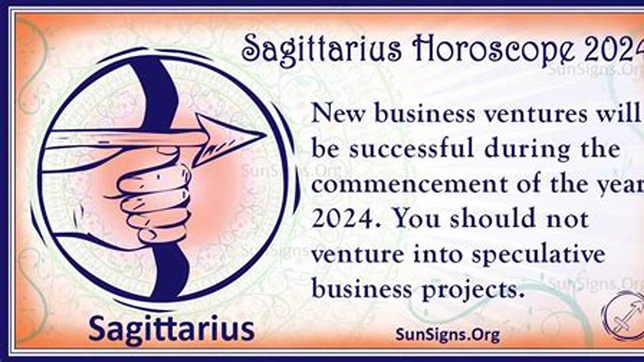 Sagittarius 2024 Finance Horoscope