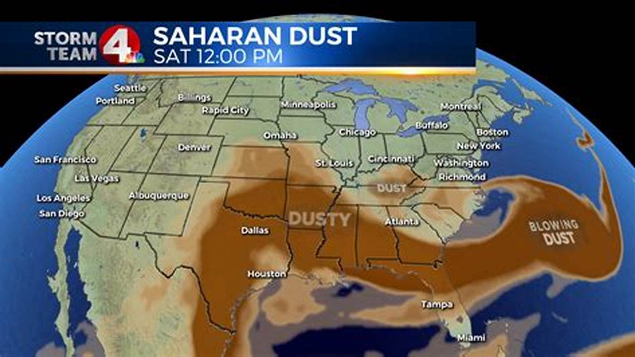 Saharan Dust Cloud 2024