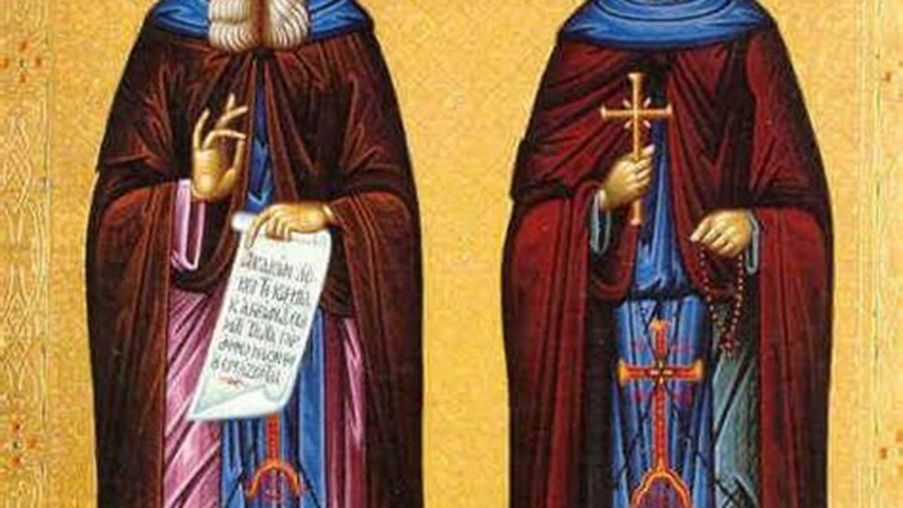 Saint Basil The Great And Saint Gregory Nazianzen, Bishops And Doctors Of The Church., 2024