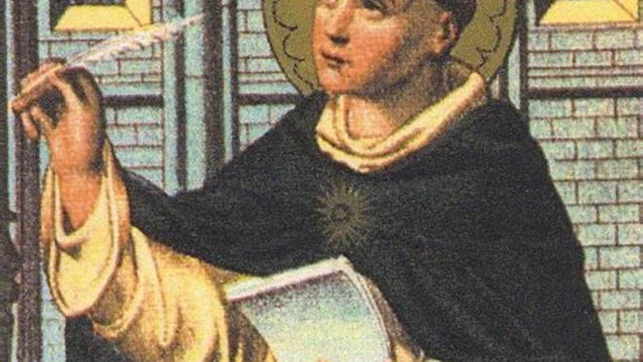 Saint Thomas Aquinas, Confessor And Doctor Of The., 2024