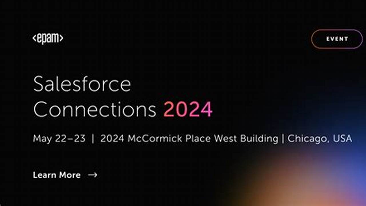 Salesforce Connections 2024 Concertina