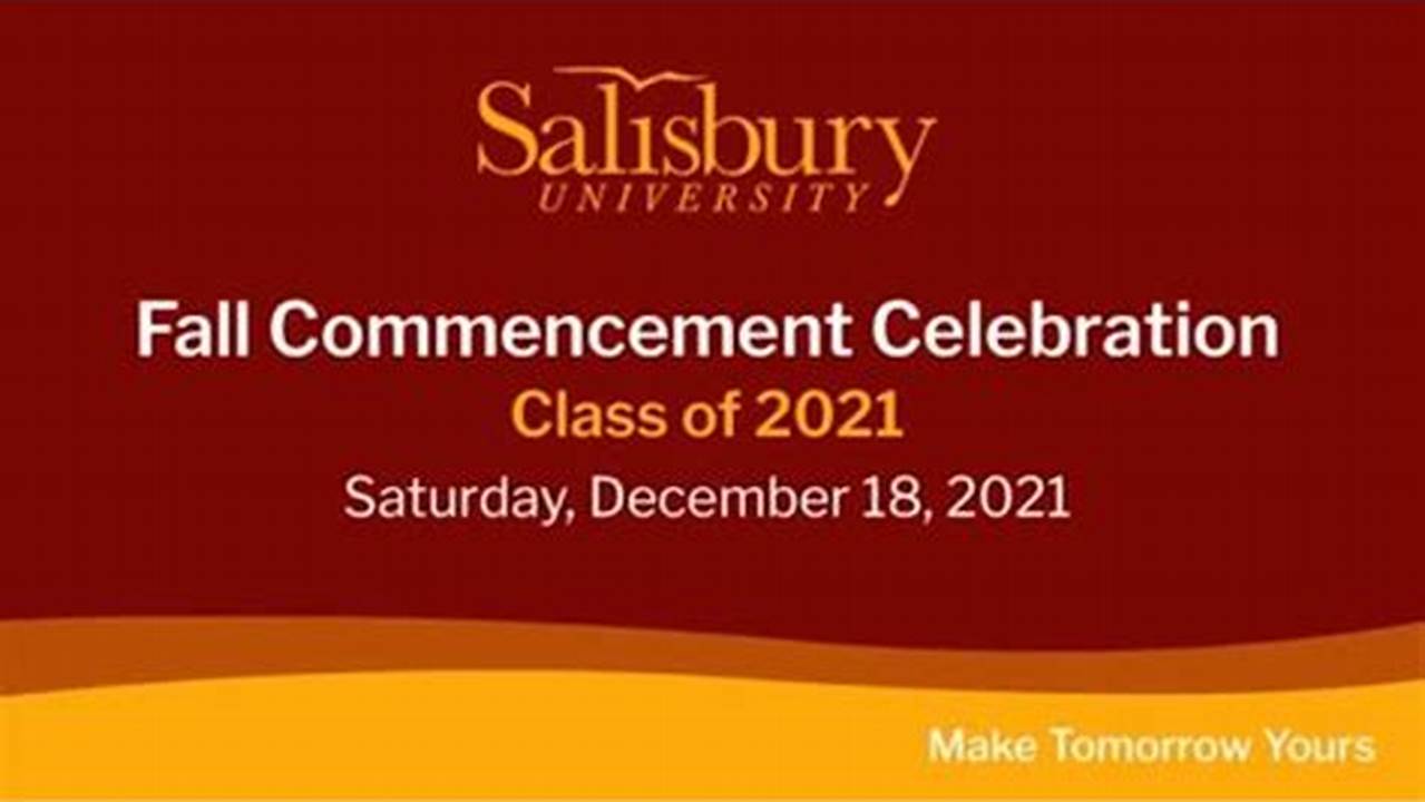 Salisbury University Graduation 2024