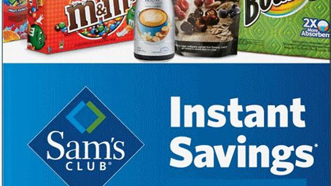 Sams Club Instant Savings March 2024
