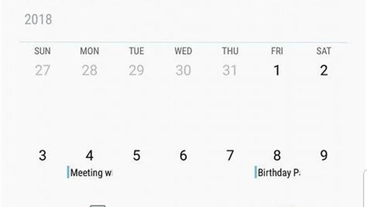 Samsung Calendar Themes