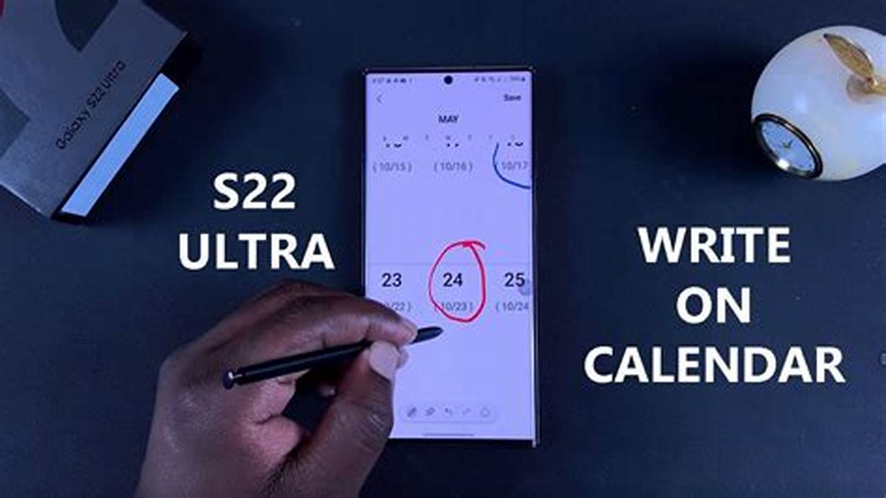 Samsung S22 Calendar