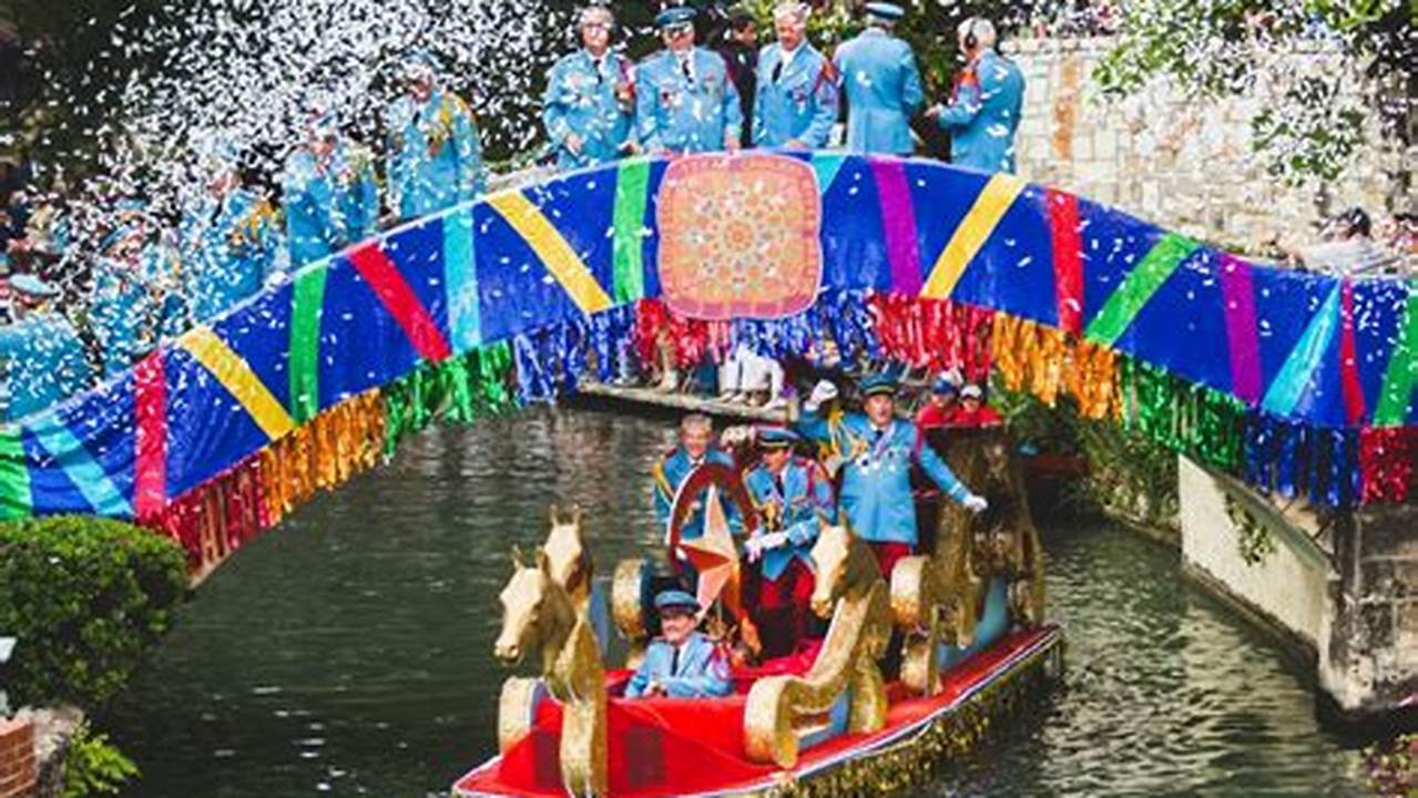 San Antonio Fiesta River Parade 2024