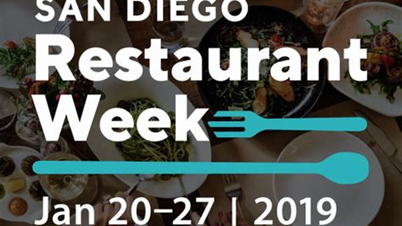 San Diego Restaurant Week January 2024