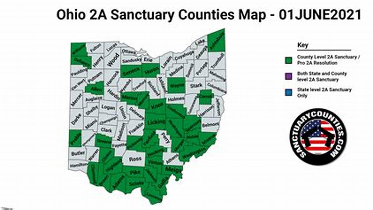 Sanctuary Cities In Ohio 2024 Map