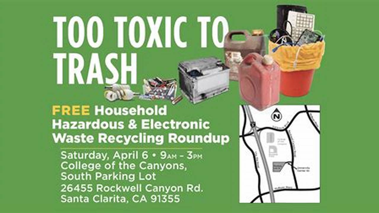 Santa Clarita Hazardous Waste Roundup 2024