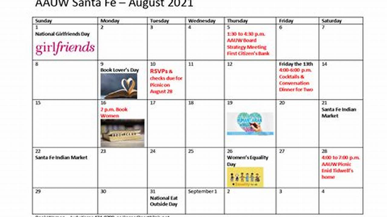 Santa Fe Events September 2024 Calendar
