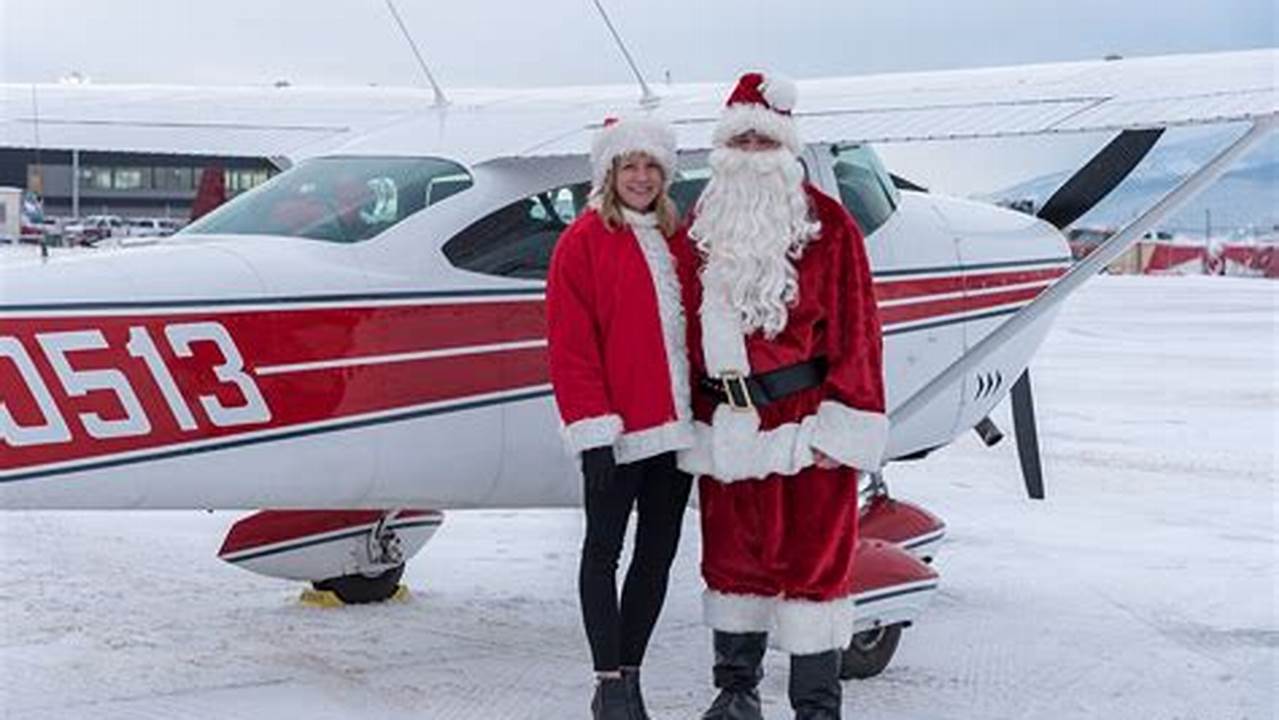 Santa Flyover Missoula 2024