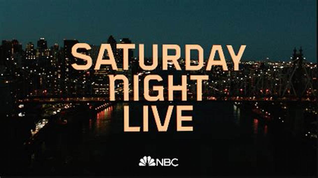 Saturday Night Live New Episode 2024