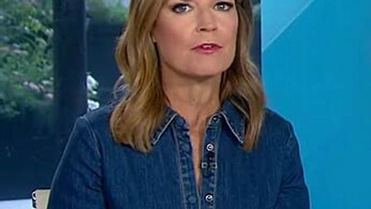 Savannah Guthrie Clothes On Today Show