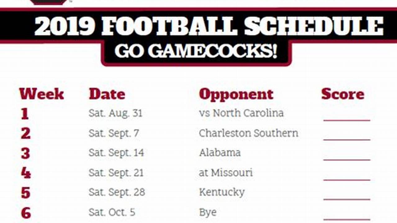 Sc State Football Schedule 2024
