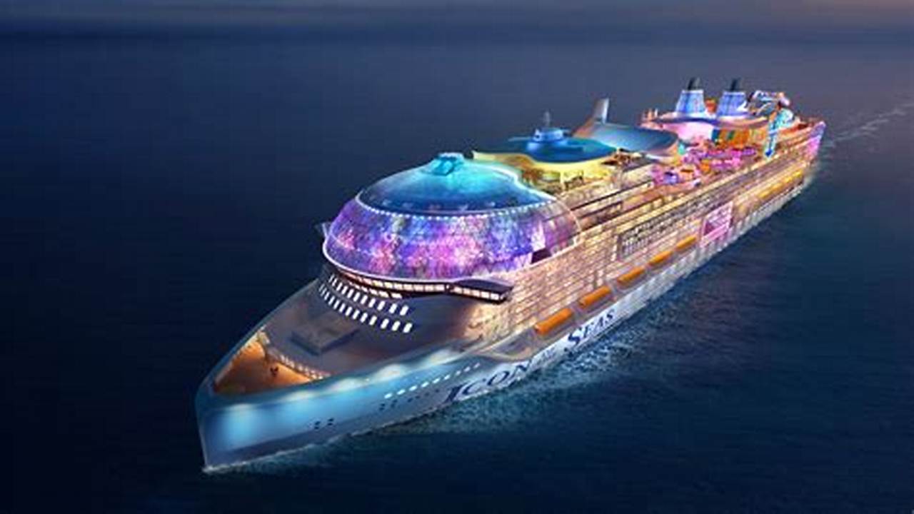Scheduled To Set Sail On Her First Voyage In January 2024, Icon Of The Seas Will Usurp Royal Caribbean’s Wonder Of The Seas As The Largest Cruise Ship In The World., 2024
