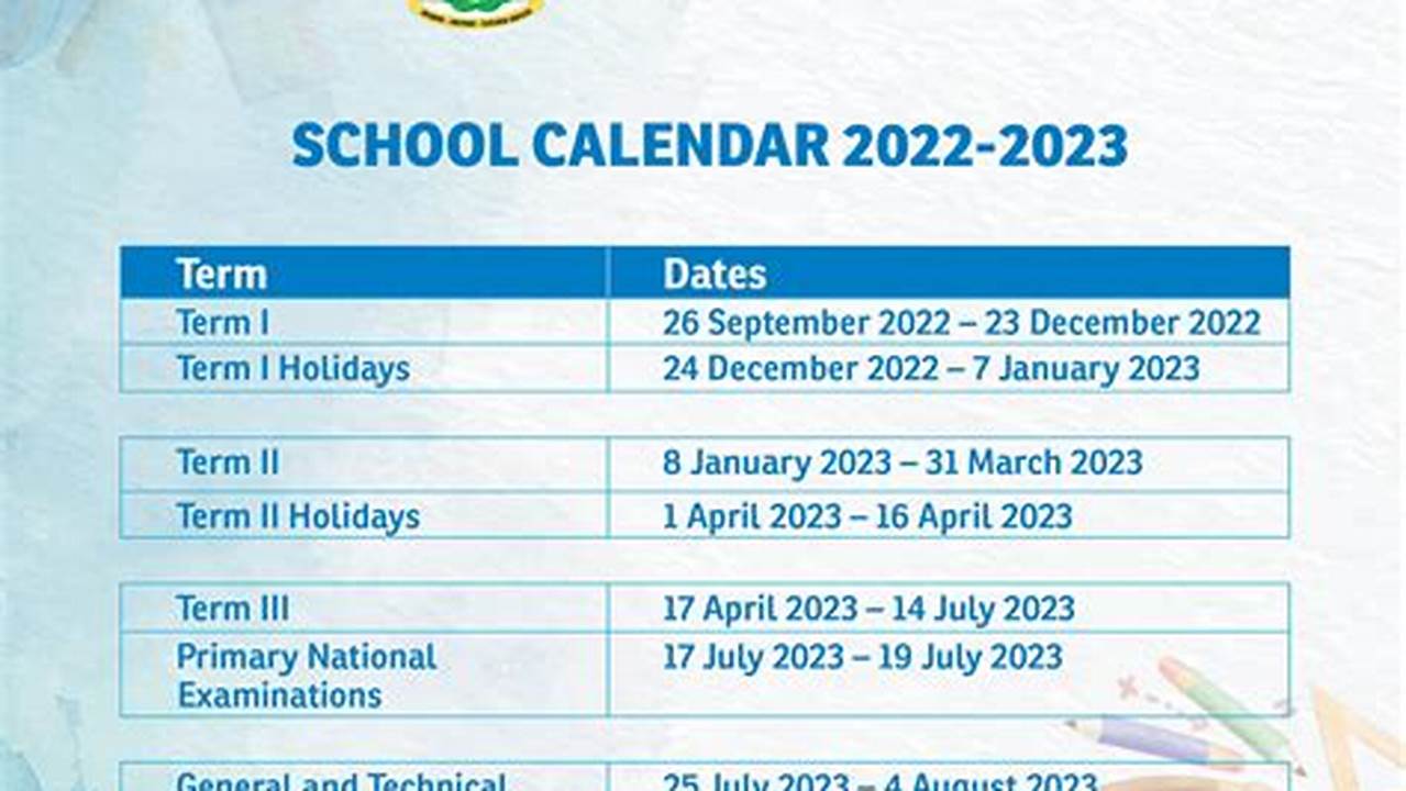 School Calendar 2024 Rwanda