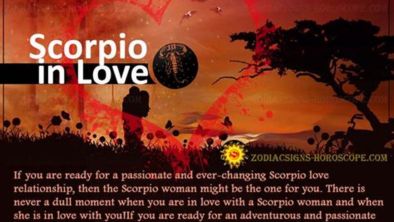 Scorpio Woman Love Horoscope 2024